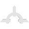 Ekena Millwork Ericson Architectural Grade PVC Gable Bracket, 60"W x 35"H x 6"D x 6"F, 14/12 Pitch GBP060X35X0606ERI00 - alternate 4